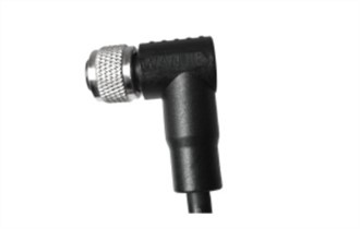 M12 Buchse abgewinkeltes ungeschirmtes A-Codierung 4PIN PUR Kabel 2.0M M12 * 1.0
