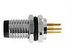 M8-Stecker vorne, Befestigung A-Codierung 6PIN