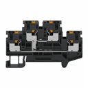 Durchführung durch DIN-Schienen-Klemmenblock 2,5 mm2